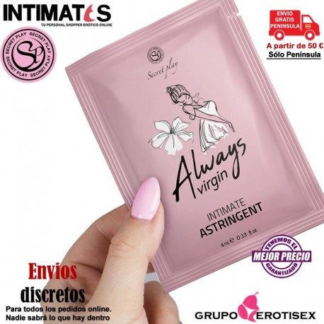 Always Virgin 4 ml · Estrechamiento de los músculos vaginales · Secret Play, que puedes adquirir en intimates.es "Tu Personal Shopper Erótico Online" 