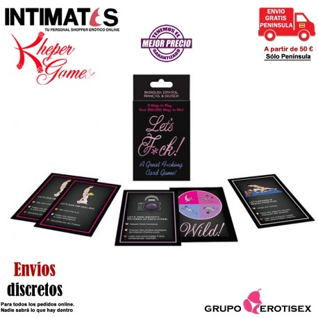 Let's F*ck! · Juego de cartas · Kheper Games, que puedes adquirir en intimates.es "Tu Personal Shopper Erótico Online" 
