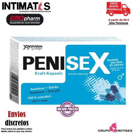 Penisex 32 cap · Favorece la erección · Eropharm, que puedes adquirir en intimates.es "Tu Personal Shopper Erótico Online" 
