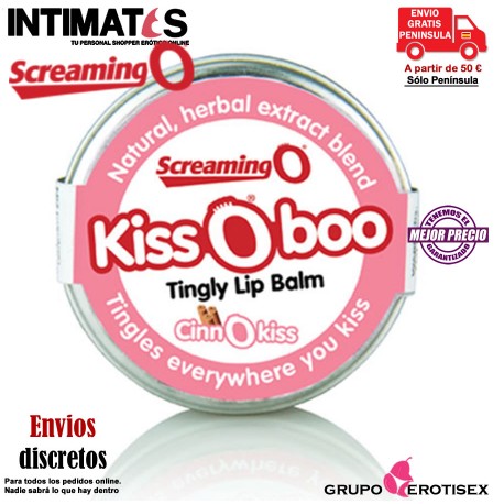 KissOboo cinnOkiss - Bálsamo labial - Screaming O
