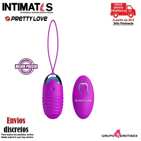 Jessica · Huevo vibrador recargable · Pretty Love, que puedes adquirir en intimates.es "Tu Personal Shopper Erótico Online"