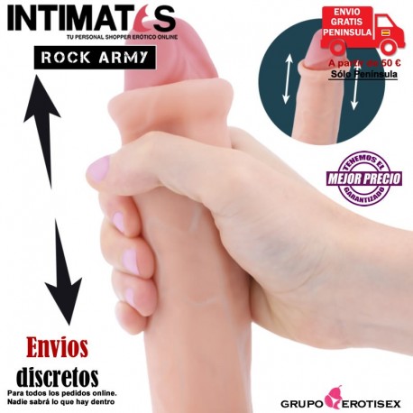 Sherman Dual Sensitive · Dildo realista 240mm · Rock Army, que puedes adquirir en intimates.es "Tu Personal Shopper Erótico Online"
