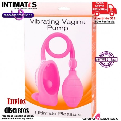 Vibrating Vagina Pump · Bomba vaginal · Seven Creations, que puedes adquirir en intimates.es "Tu Personal Shopper Erótico Online"
