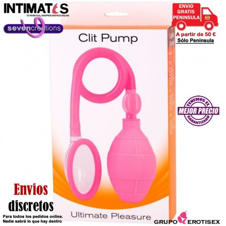 Clit Pump · Bomba para el clítoris · Seven Creations, que puedes adquirir en intimates.es "Tu Personal Shopper Erótico Online" 