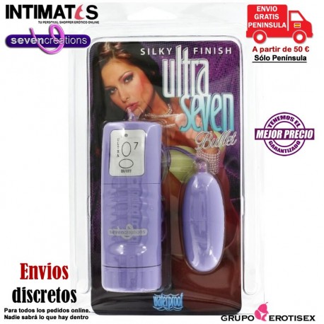 Ultra Seven · Huevo vibrador multivelocidad · Seven Creations, que puedes adquirir en intimates.es "Tu Personal Shopper Erótico Online" 