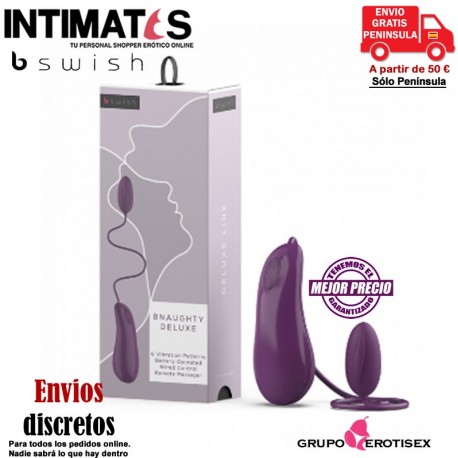 Bnaughty Deluxe - Royal Purple · Bala control remoto · B Swish, que puedes adquirir en intimates.es "Tu Personal Shopper Erótico Online" 