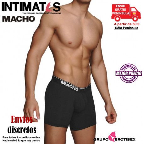 MC087 - Negro · Bóxer largo para hombre · Macho, que puedes adquirir en intimates.es "Tu Personal Shopper Erótico Online" 