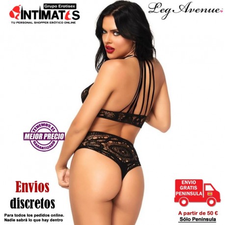 Conjunto de top y braguita de talle alto · Leg Avenue, que puedes adquirir en intimates.es "Tu Personal Shopper Erótico Online" 