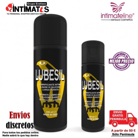 Lubesil · Lubricante de silicona · Intimateline, que puedes adquirir en intimates.es "Tu Personal Shopper Erótico Online" 