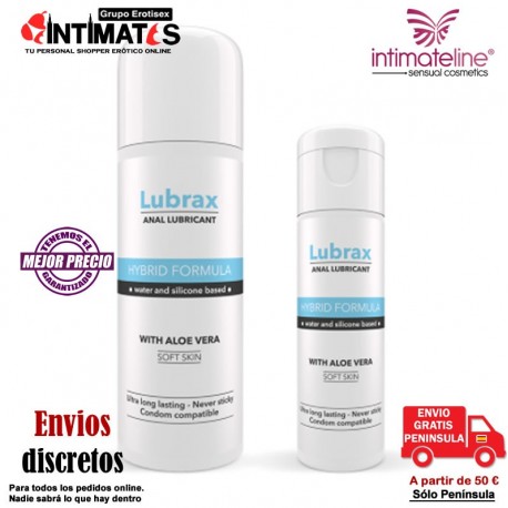 Lubrax · Lubricante íntimo para el coito anal 100 ml · Intimateline, que puedes adquirir en intimates.es "Tu Personal Shopper Erótico Online" 