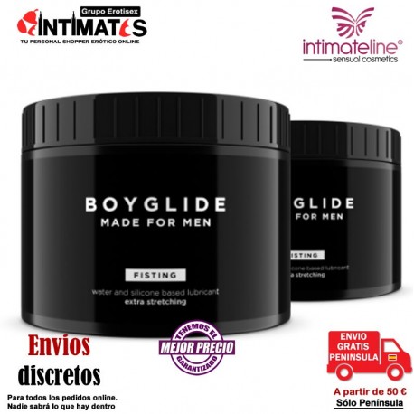 Boyglide Fisting · Lubricante anal a base de agua y silicona 500 ml · Intimateline, que puedes adquirir en intimates.es "Tu Personal Shopper Erótico Online" 
