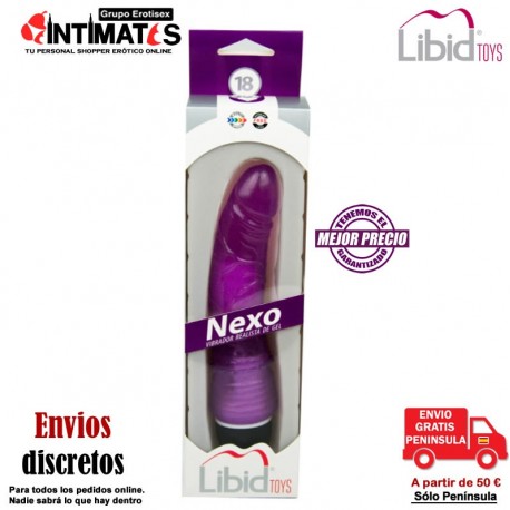 Nexo · Vibrador tamaño de viaje · Libid Toys, que puedes adquirir en intimates.es "Tu Personal Shopper Erótico Online"
