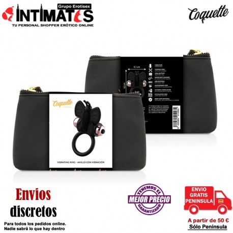 Anillo con estimulador de clítoris · Coquette, que puedes adquirir en intimates.es "Tu Personal Shopper Erótico Online"