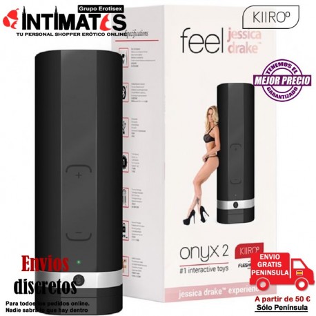 Onyx + Jessica Drake · Masturbador interactivo · Kiiroº, que puedes adquirir en intimates.es "Tu Personal Shopper Erótico Online" 