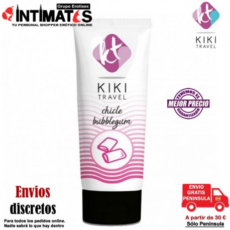 Gel deslizante sabor a chicle 50ml · Kikí Travel, que puedes adquirir en intimates.es "Tu Sexshop Online"