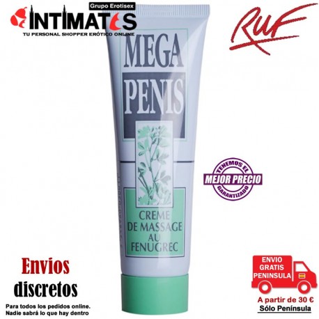 Mega Penis · Erecciones fuertes y duraderas · Ruf, que puedes adquirir en intimates.es "Tu Sexshop Online"