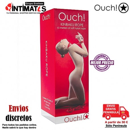 Kinbaku Rope · Cuerda roja de dominación 10m · Ouch!, que puedes adquirir en intimates.es "Tu Personal Shopper Erótico Online" 
