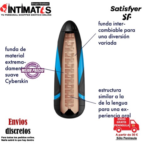 Lusty Tongues · Funda intercambiable · Satisfyer, que puedes adquirir en intimates.es "Tu Sexshop Online" 