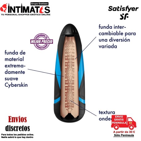 Tornado Bliss · Cabezal Satisfyer Men · Satisfyer, que puedes adquirir en intimates.es "Tu Personal Shopper Erótico Online" 