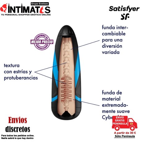 Tornado Bliss · Cabezal Satisfyer Men · Satisfyer, que puedes adquirir en intimates.es "Tu Personal Shopper Erótico Online" 