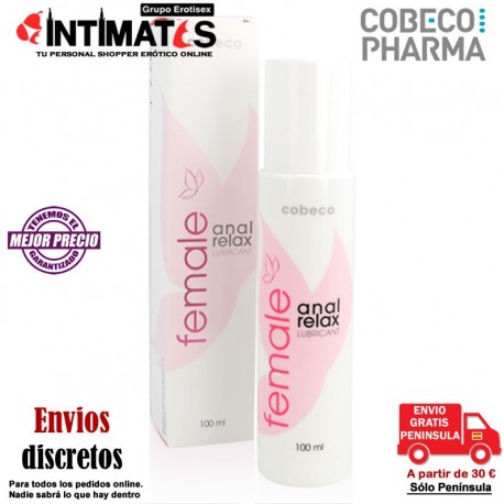 Female Anal Relax 100ml · Lubricante íntimo · Cobeco, que puedes adquirir en intimates.es "Tu Sexshop Online"