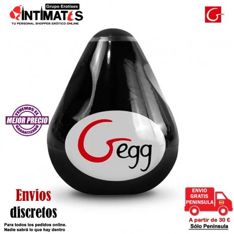 GEgg - Negro · Huevo masturbador · Gvibe