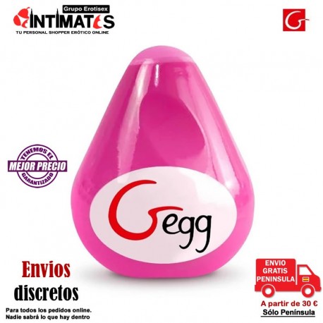 GEgg - Rosa · Huevo masturbador · Gvibe, que puedes adquirir en intimates.es "Tu Sexshop Online" 