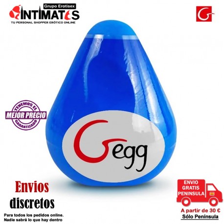 GEgg - Azul · Huevo masturbador · Gvibe, que puedes adquirir en intimates.es "Tu Sexshop Online" 
