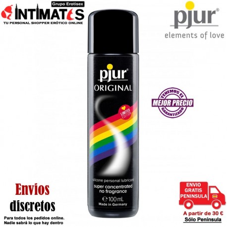 Original Rainbow Edition · Lubricante a base de silicona · Pjur, que puedes adquirir en intimates.es "Tu Personal Shopper Erótico Online"