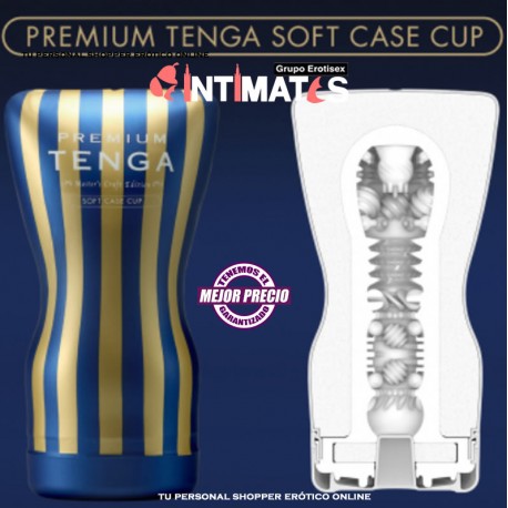 Premium Soft Case Cup · Masturbador masculino · Tenga