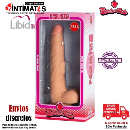 The perfect flesh · Dildo realístico 235 mm · Candy & Lust, que puedes adquirir en intimates.es "Tu Personal Shopper Erótico Online" 