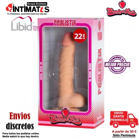 The perfect flesh · Dildo realístico 220 mm · Candy & Lust, que puedes adquirir en intimates.es "Tu Personal Shopper Erótico Online"