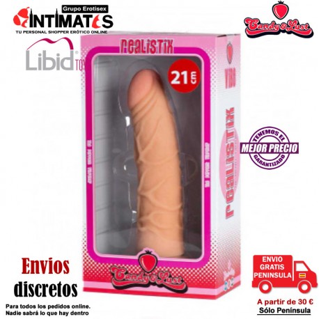 The perfect flesh · Dildo realístico 210mm · Candy & Lust, que puedes adquirir en intimates.es "Tu Personal Shopper Erótico Online" 