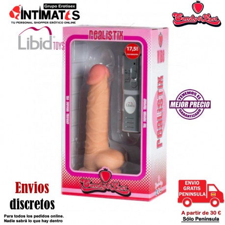The perfect vibrator · Vibrador realístico 175mm · Candy & Lust, que puedes adquirir en intimates.es "Tu Personal Shopper Erótico Online" 