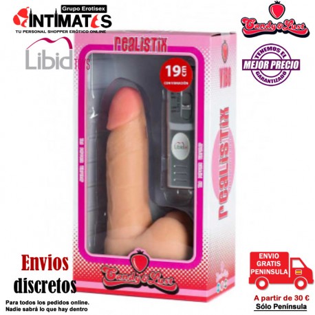 The perfect vibrator · Vibrador realístico 190mm · Candy & Lust, que puedes adquirir en intimates.es "Tu Personal Shopper Erótico Online" 
