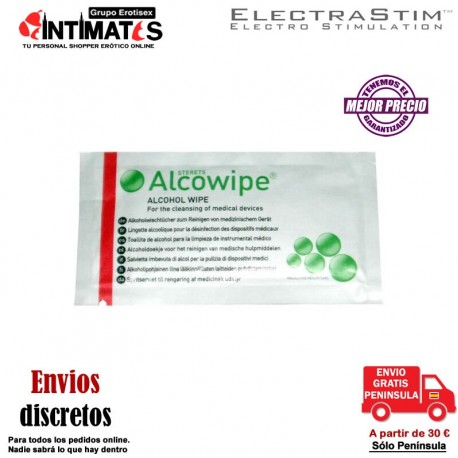 Alcowipe · Toallitas estériles con alcohol - 10 uds. · Electrastim, que puedes adquirir en intimates.es "Tu Personal Shopper Erótico Online" 