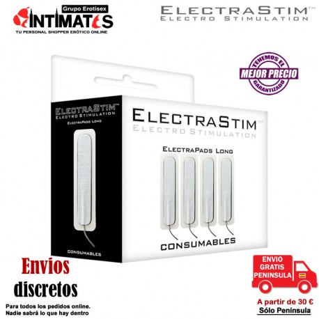 ElectraPads · Autoadhesivos largos 4 uds. · Electrastim, que puedes adquirir en intimates.es "Tu Personal Shopper Erótico Online" 