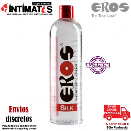 Silk · Lubricante silicona 250ml · Eros , que puedes adquirir en intimates.es "Tu Sexshop Online" 