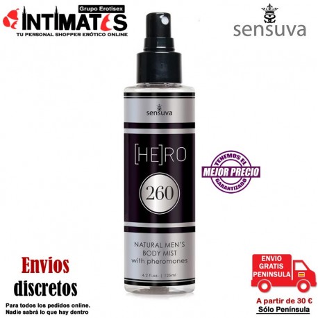 [HE]RO Bruma corporal con feromonas ♂ · Sensuva, que puedes adquirir en intimates.es "Tu Sexshop Online" 