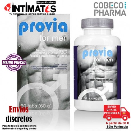 Provia · Favorece la libido y ayuda a mantener la erección · Cobeco , que puedes adquirir en intimates.es "Tu Sexshop Online"