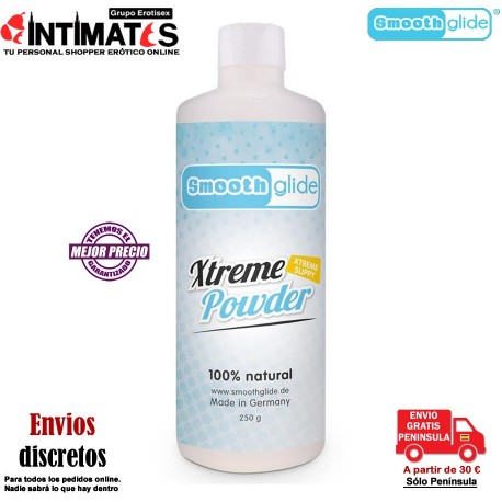 Xtreme Powder 250 gr · Lubricante en polvo · Smoothglide®, que puedes adquirir en intimates.es "Tu Personal Shopper Erótico Online"