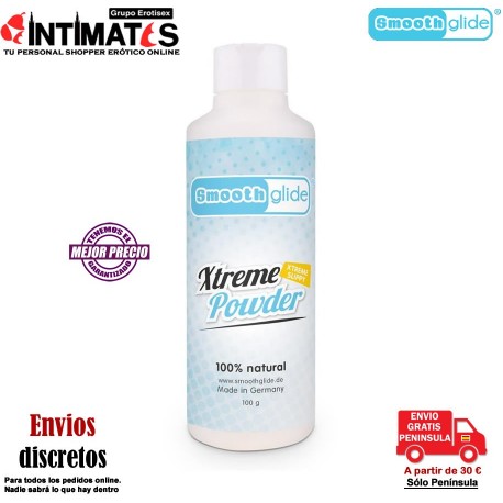 Xtreme Powder 100 gr · Lubricante en polvo · Smoothglide®, que puedes adquirir en intimates.es "Tu Personal Shopper Erótico Online"