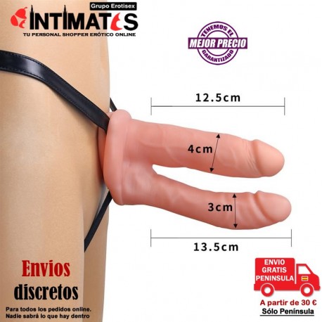 Unisex Hollow · Arnés doble con consolador hueco · Lovetoy, que puedes adquirir en intimates.es "Tu Personal Shopper Erótico Online" 