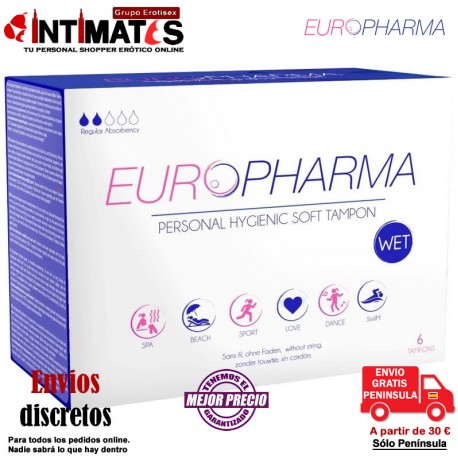 Europharma · Personal Hygiebic Soft Tampon - 6uds · Asha I., que puedes adquirir en intimates.es "Tu Personal Shopper Erótico Online" 