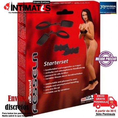 Allround Fesseln Starterset · Juego básico de sujeción integral · SexMax, que puedes adquirir en intimates.es "Tu Personal Shopper Erótico Online" 