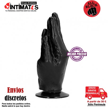 Fist Fuck · Buttplug con la forma de un puño 21 cm · All Black, que puedes adquirir en intimates.es "Tu Personal Shopper Erótico Online" 