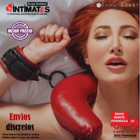 Saffron Thigh Sling · Mantiene los muslos abiertos y alzados · Sportsheets, que puedes adquirir en intimates.es "Tu Personal Shopper Erótico Online" 