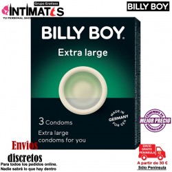 Extra large XXL · Preservativos 3 Uds. · Billy Boy