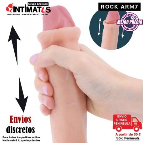 Arnés + Dildo realista Dual Sensitive Crusader - 215mm · Rock Army, que puedes adquirir en intimates.es "Tu Personal Shopper Erótico Online"