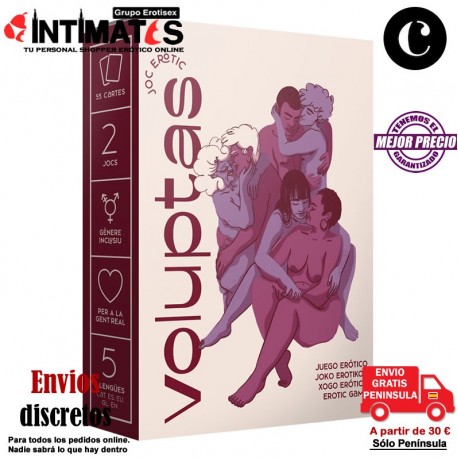 Voluptas · Dos juegos eróticos en uno · Comanegra, que puedes adquirir en intimates.es "Tu Personal Shopper Erótico Online"